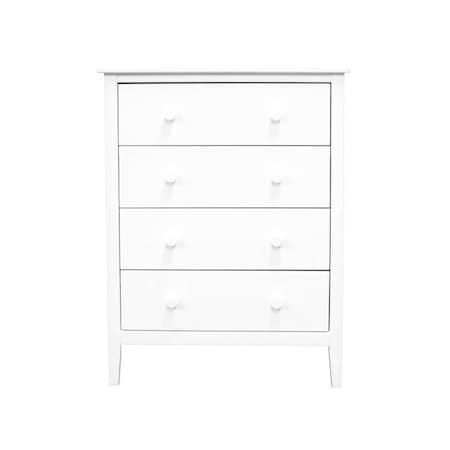 Juki Furniture Solid Wood   Easy Pieces - 4 Drawer Chest of Drawers JU2521908